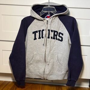 Majestic MLB Detroit Tigers Women Zip Up Hoodie Size S